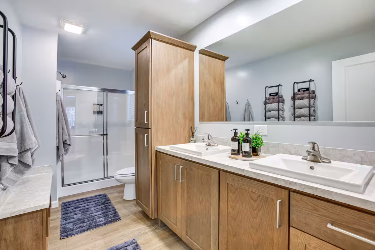 Bathroom one at Pine River Ranch
